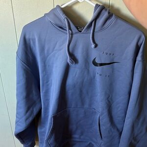 Nike Men's Slate Blue Hoodie